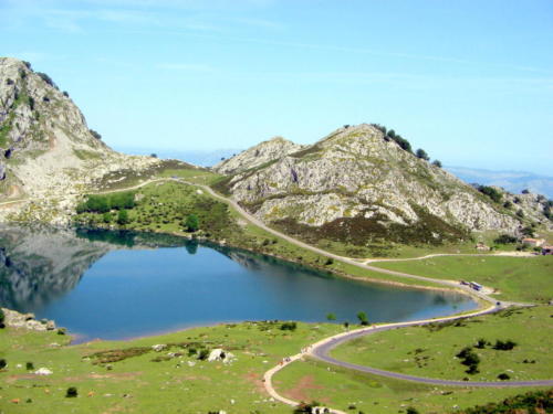 Lago Enol, Lagos de Covadonga, Cangas de On+¡s, Ast(5)